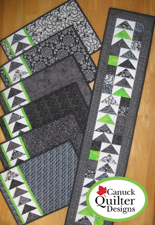 Geese Across the Table Quilt CQD-1010e - Downloadable Pattern