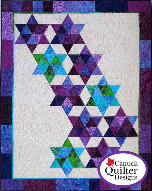 Sparkling Trail Quilt CQD-1041e - Downloadable Pattern