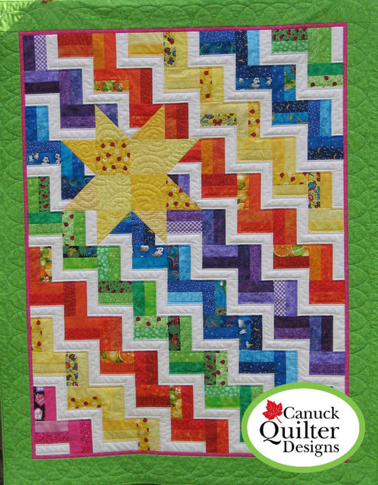 Star Steps Quilt CQD-1058e - Downloadable Pattern