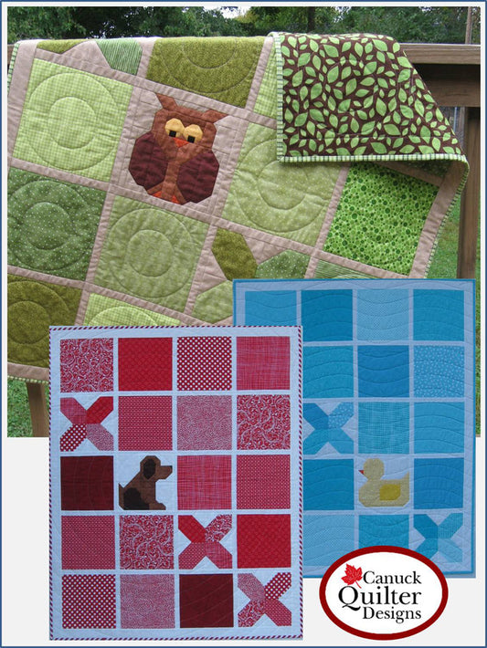 Tic Tac Who? Quilt CQD-5499e - Downloadable Pattern