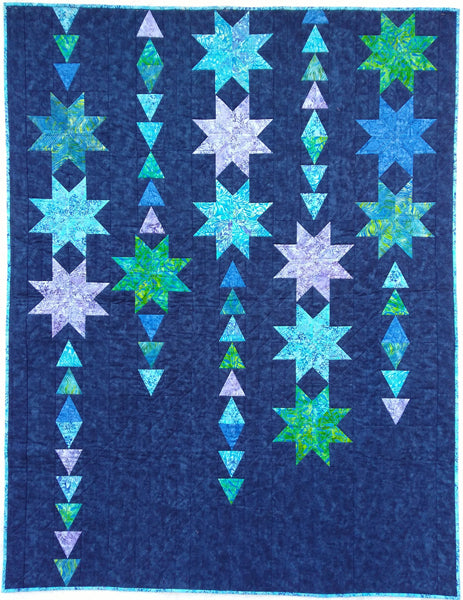 Starfall Quilt CQD-5529e - Downloadable Pattern