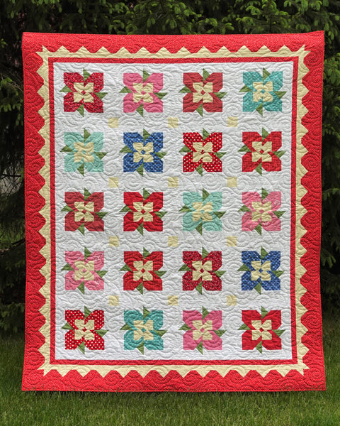 Prairie Mix Quilt CQD-5666e - Downloadable Pattern