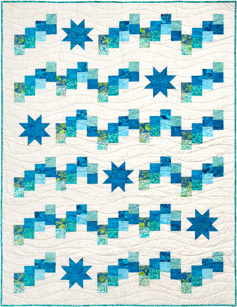 Bright Seas Quilt CQD-5680e - Downloadable Pattern