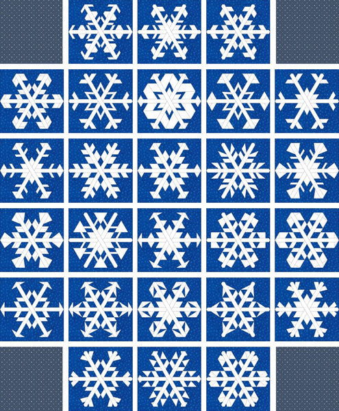 Pattern Snow Block Snowflake Blocks CQD-5703e - Downloadable Pattern – QuiltWoman.com