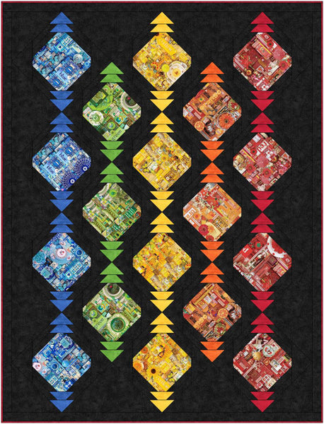 I Spy Lanterns Quilt CQD-9122e - Downloadable Pattern