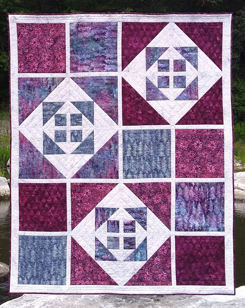 Ripples Cubed Quilt CQD-9139e - Downloadable Pattern