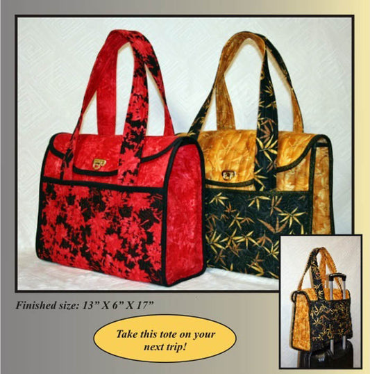 Executive Tote Pattern CTD-1023 - Paper Pattern