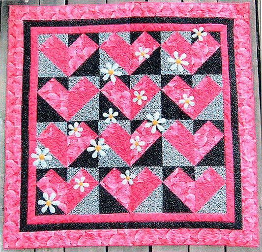 Simply Hearts Quilt Pattern CTG-036 - Paper Pattern