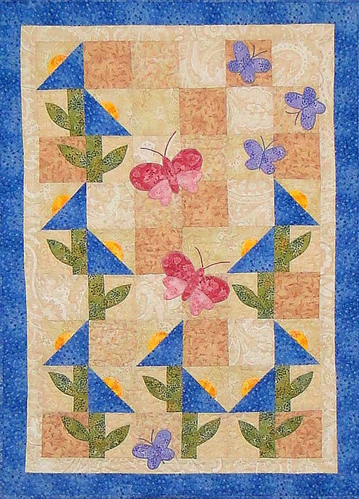 Bluebell Meadow Quilt Pattern CTG-097 - Paper Pattern