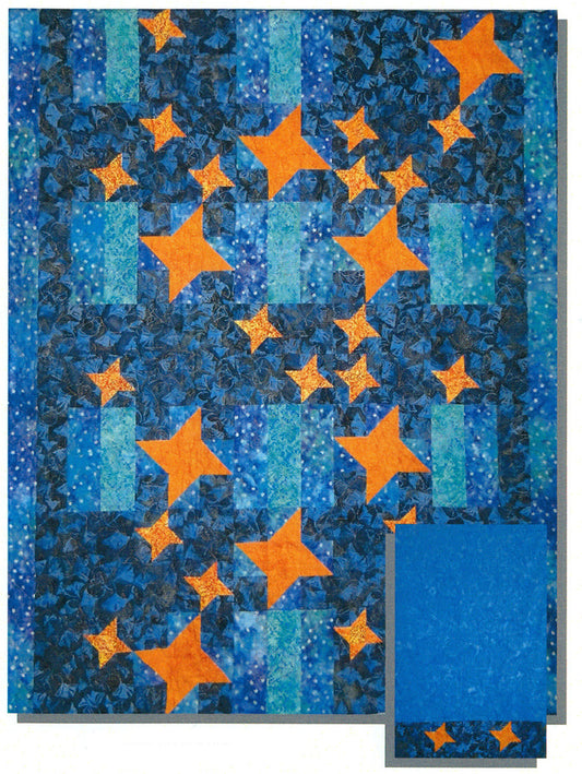 Shimmering Stars Quilt Pattern CTG-099 - Paper Pattern