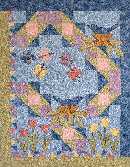 Spring Breezes Quilt Pattern CTG-106 - Paper Pattern