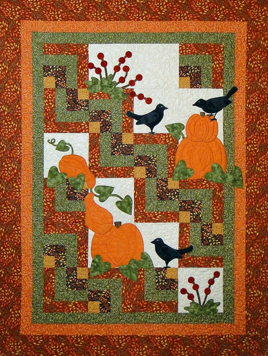 Harvest Cabins Quilt CTG-107e - Downloadable Pattern