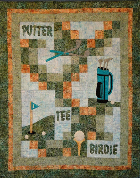 Gone Golfing Quilt Pattern CTG-116 - Paper Pattern