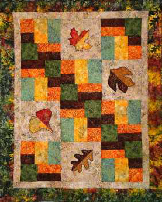 Leaf Medley Quilt CTG-122e - Downloadable Pattern