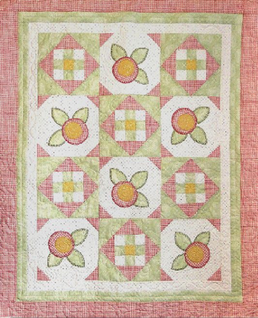 Baby Rosebuds Quilt Pattern CTG-123 - Paper Pattern