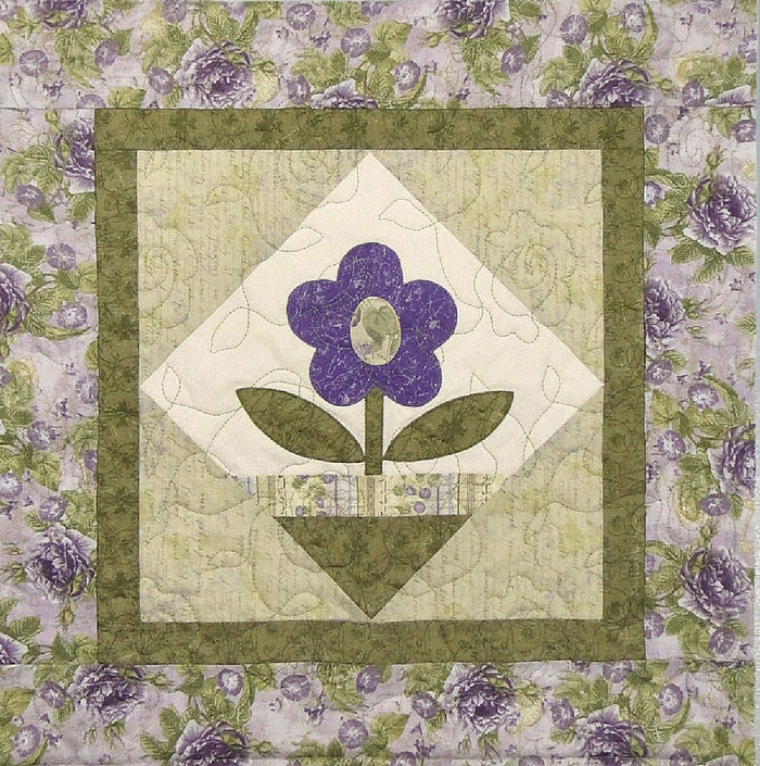 Cottage Blooms Quilt CTG-132e - Downloadable Pattern