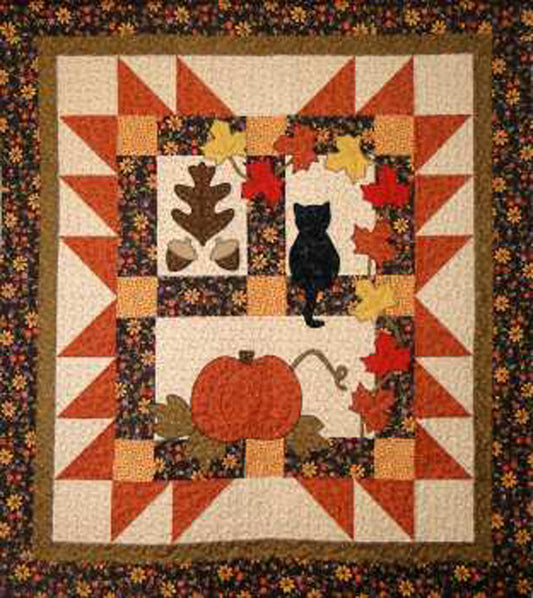 Autumn Motifs Quilt Pattern CTG-137 - Paper Pattern