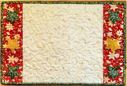 Reindeer & Stars Table Runner & Placemat CTG-143e - Downloadable Pattern