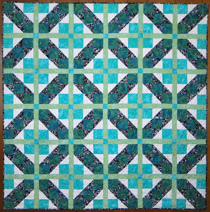 Square upon Square Quilt CTG-163e - Downloadable Pattern