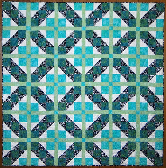 Square upon Square Quilt Pattern CTG-163 - Paper Pattern