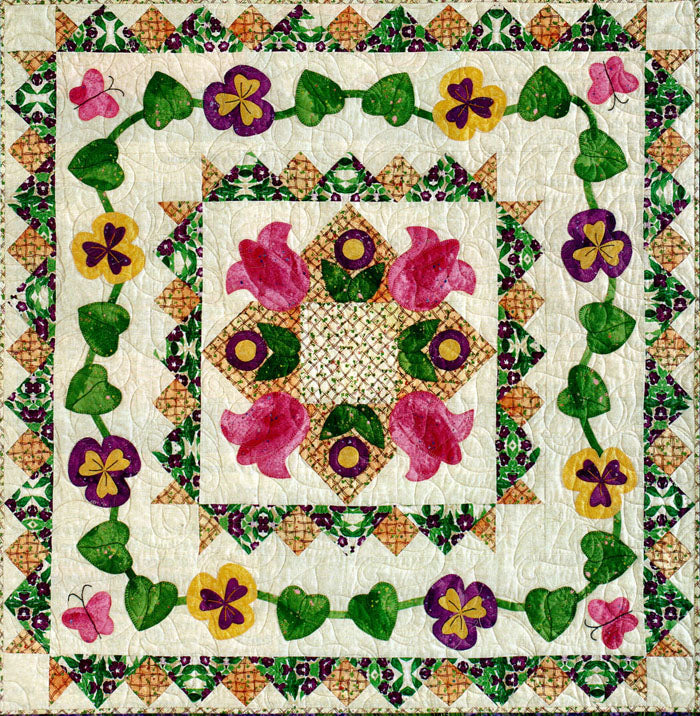 Spring Blossoms Quilt CTG-167e - Downloadable Pattern