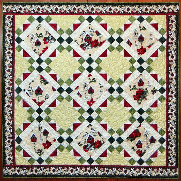 Holiday Squares Quilt CTG-174e - Downloadable Pattern