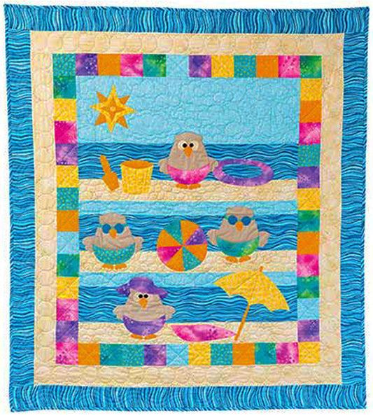 Beach Hoots Quilt Pattern CTG-176 - Paper Pattern