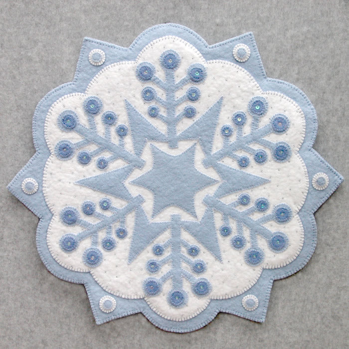 Snowflake #2 Table Topper DBM-002e - Downloadable Pattern