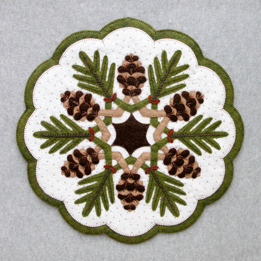 Pine Cones Table Topper DBM-007e - Downloadable Pattern