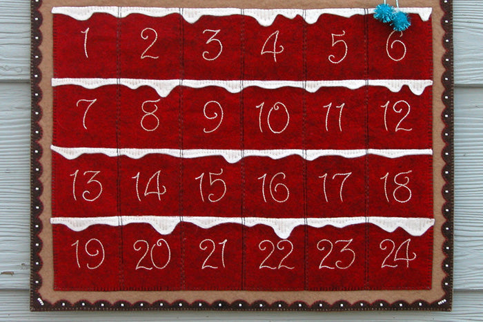 Yule Tree Advent Calendar DBM-020e - Downloadable Pattern