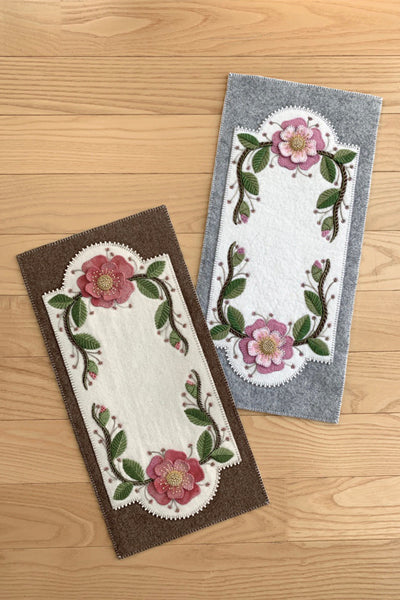 Wild Roses Table Mat Pattern DBM-032 - Paper Pattern