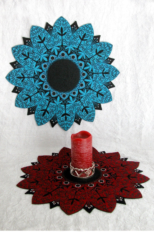 Mandala Dreams Table Topper DBM-1418e - Downloadable Pattern