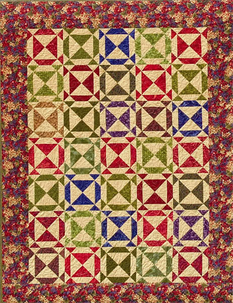 High Class Quilt Pattern Scrappy & Sensational - Classy Quilt Pattern DCM-025 (advanced beginner ...