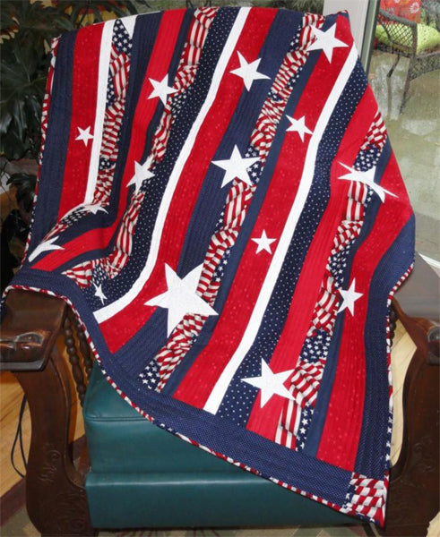 Salute Quilt  DFD-11e - Downloadable Pattern