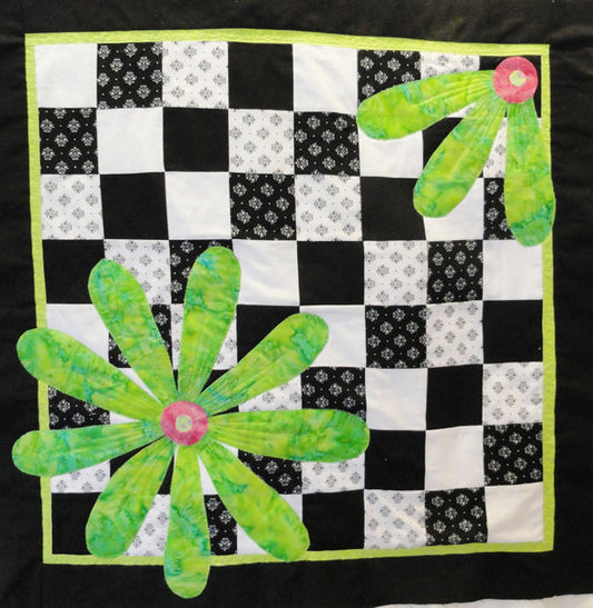 Flower Power Quilt DFD-12e - Downloadable Pattern