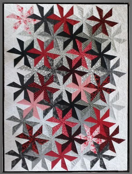 Scrappy Pinwheels Quilt DLP-101e - Downloadable Pattern