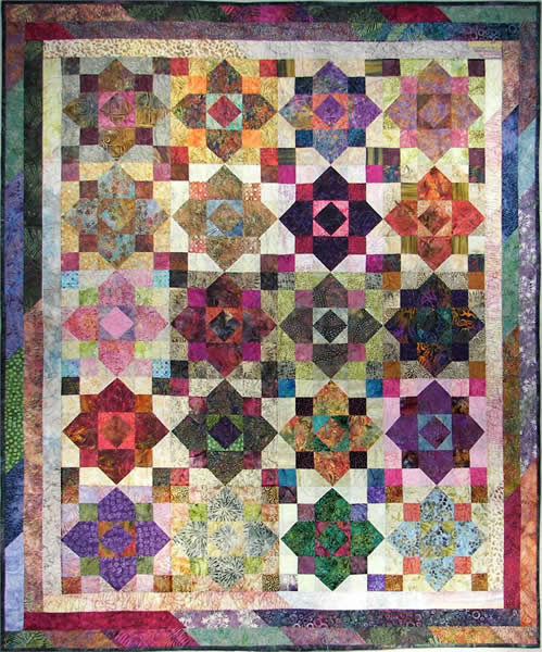 Junk to Jems Quilt FHD-106e - Downloadable Pattern