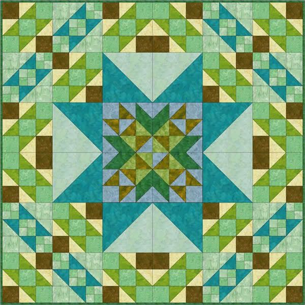 Saturn6 Quilt FHD-110e - Downloadable Pattern