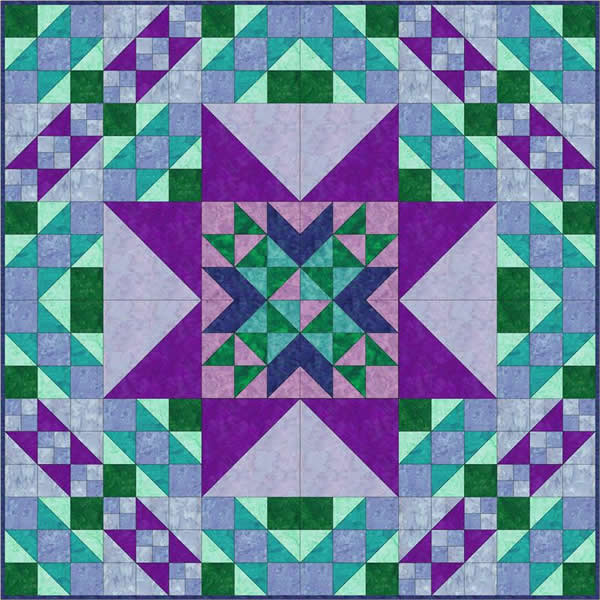 Saturn6 Quilt FHD-110e - Downloadable Pattern