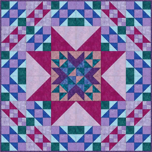 Saturn6 Quilt FHD-110e - Downloadable Pattern