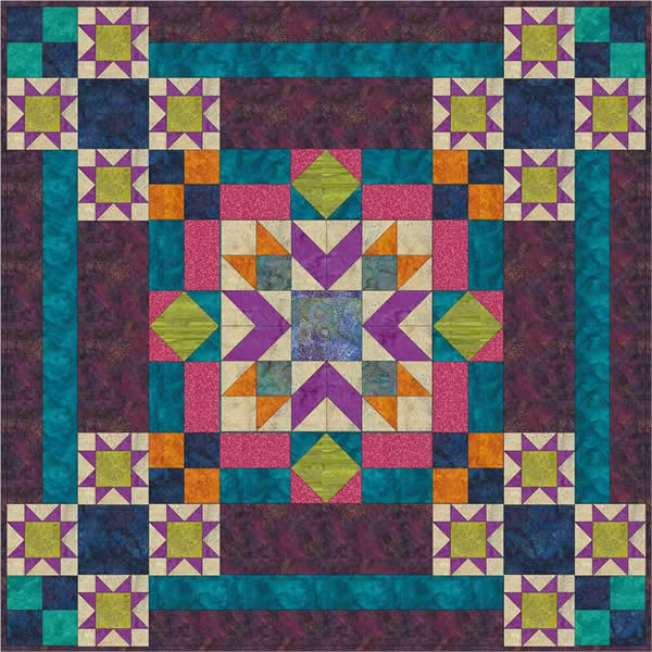 Star Struck Quilt Pattern FHD-111 - Paper Pattern