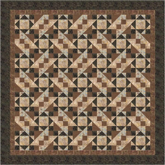 Woven in Stone Quilt Pattern FHD-116 - Paper Pattern