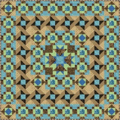 Crystal Sands Quilt Pattern FHD-125 - Paper Pattern