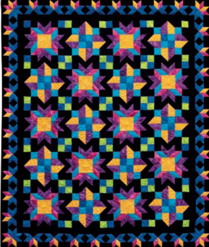 Midnight Gems Quilt FHD-141e - Downloadable Pattern