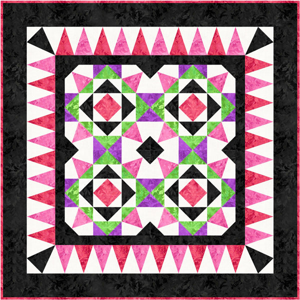 Purplessence Quilt Pattern FHD-203 - Paper Pattern