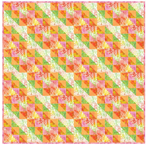 Tropical Tango Quilt FHD-300e - Downloadable Pattern