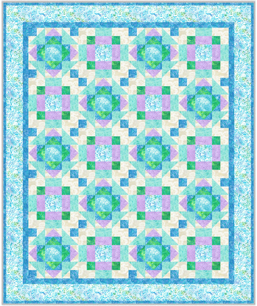 Tranquil Seas Quilt FHD-301e - Downloadable Pattern