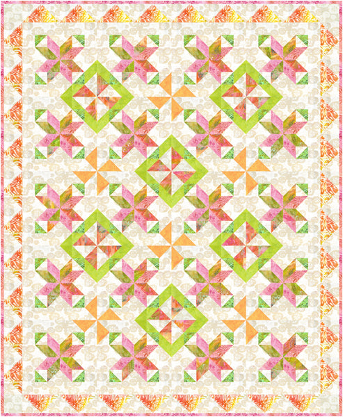 Lime Twist Quilt FHD-303e - Downloadable Pattern