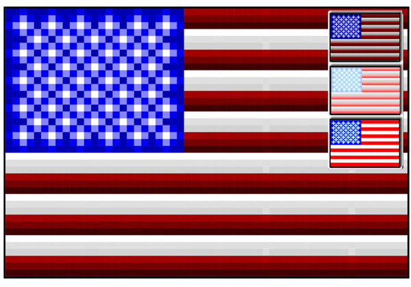 FREE American Flag Quilt FREE-RMT115e - Downloadable Pattern