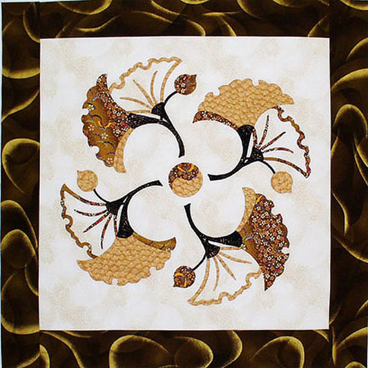 Dancing Gingkos Quilt GGA-119e - Downloadable Pattern